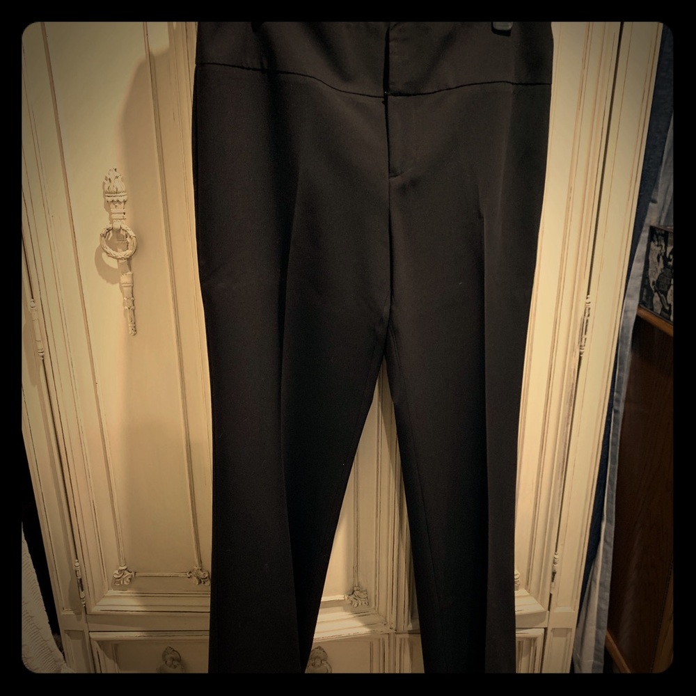 INC EUC black high waist dress pants.